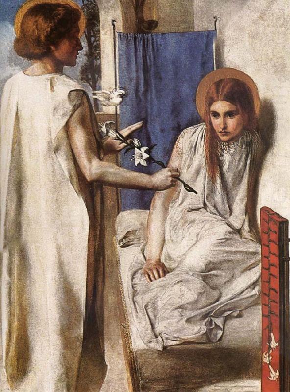 Ecce Ancilla Domini i, Dante Gabriel Rossetti